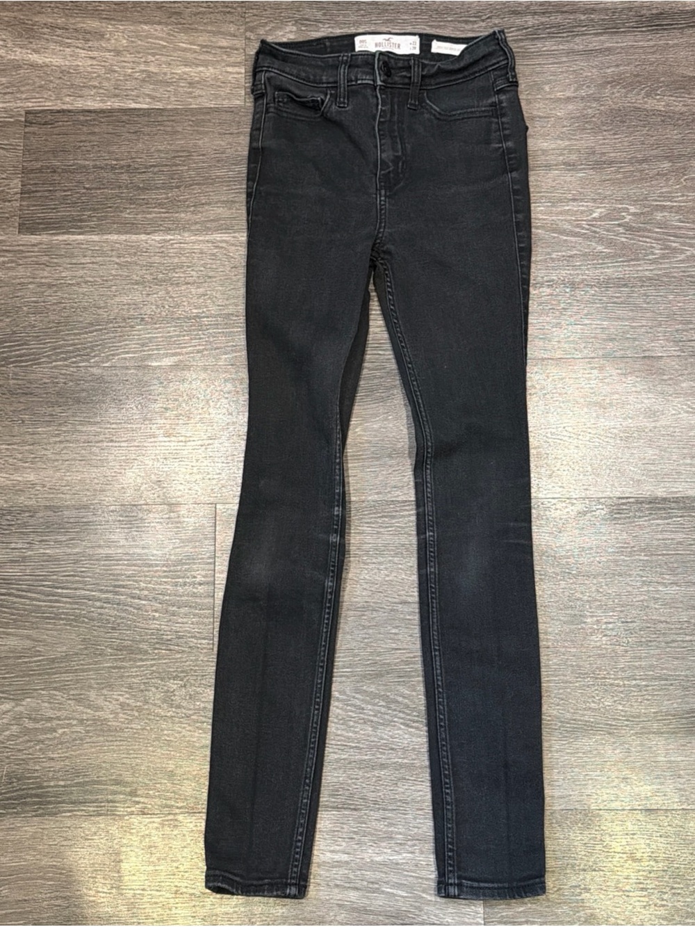 Hollister High Rise Super Skinny Jeans Black Women’s 23 X 28 00S